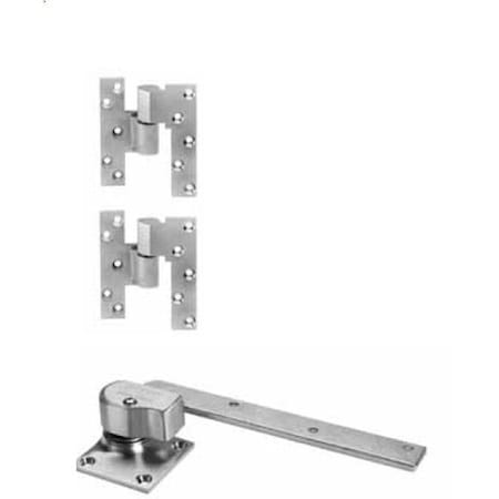 Rixson 54726DRH Right Hand 3/4 Offset Hung Intermediate Pivot Satin Chrome 54726DRH